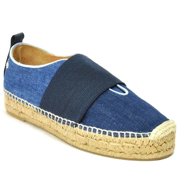 NWOB *Sold Out* Rag & Bone Denim Espadrilles with Leather Accents - Picture 2 of 8